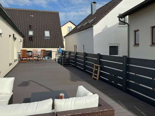 Schöne 2-Zi Wohnung mit Dachterrasse in Bad Buchau