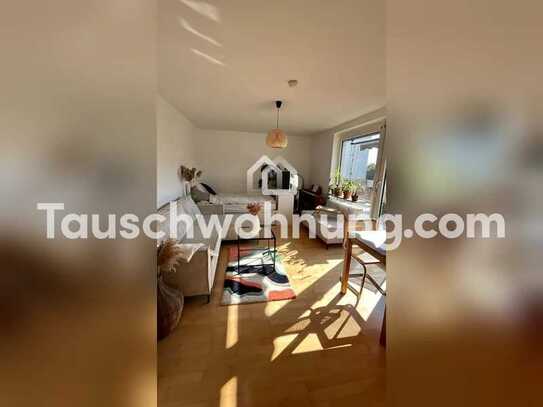 Tauschwohnung: 1-Zimmer Wohnung in Neuhausen (mit privater Dachterrasse)