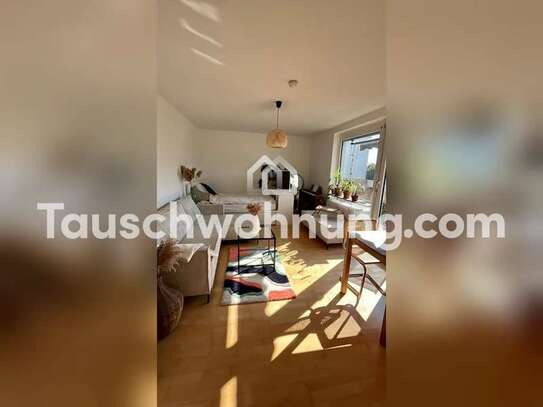 Tauschwohnung: 1-Zimmer Wohnung in Neuhausen (mit privater Dachterrasse)