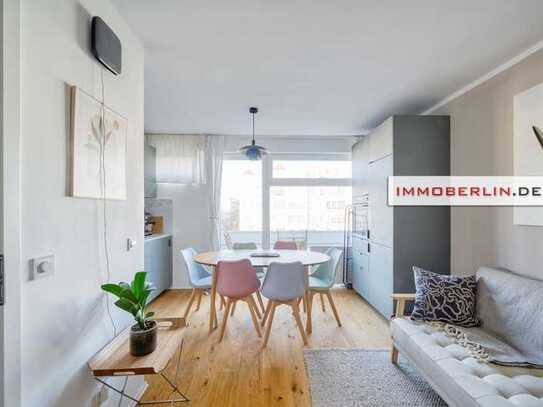 IMMOBERLIN.DE - Frisch sanierte Wohnung mit Balkon & Lift in beliebter Lage