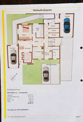 Sehr helle, freundliche 2,5-Zimmer-Wohnung mit Einbauküche in Murr