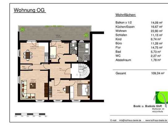 1.Obergeschosswohnung, Daimler Straße 10, 40235 Düsseldorf- Flingern