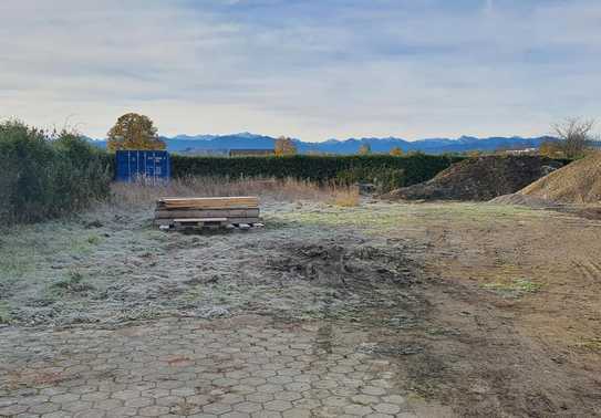 Baugrundstück mit Bergblick im Süden von Weilheim