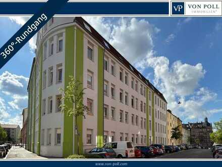 VON POLL | Fürth-Südstadt - Kapitalanleger aufgepasst! Leerstehende 1-Zimmer-Wohnung mit Tiefgarage