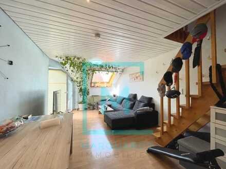Gepflegte 3 Zimmer Maisonette-Wohnung mit großem Balkon und PKW-Stellplatz