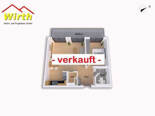 Wohnung 15 -	71,08 m²