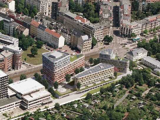 Erstbezug in Leipzig Zentrum | Hochwertige Bürofläche im Neubauprojekt mieten!