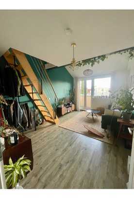 SHORT TERM LET (3.5months )- 75 Sqm Attic top floor apartment in the heart of Kreuzberg