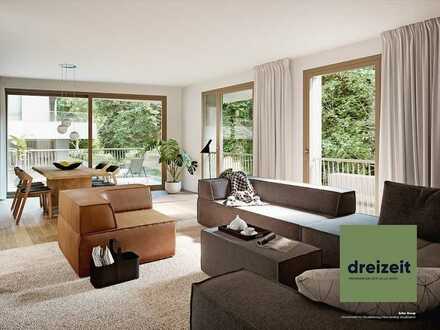 Wohnen an der Villa Berg - Sonnige 2-Zimmerwohnung Erstbezug