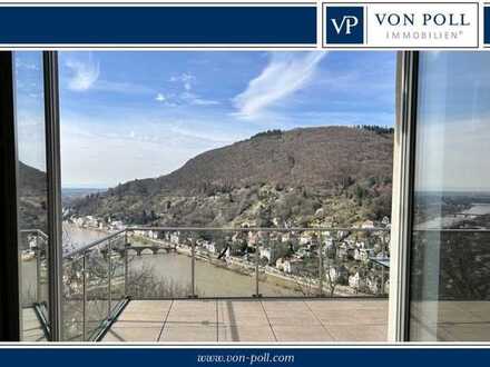 Blick & Raum: Großzügige Wohnung mit Traumblick auf Neckar & Schloss