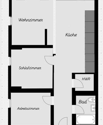 Modernisierte Wohnung mit drei Zimmern und EBK in Barmstedt