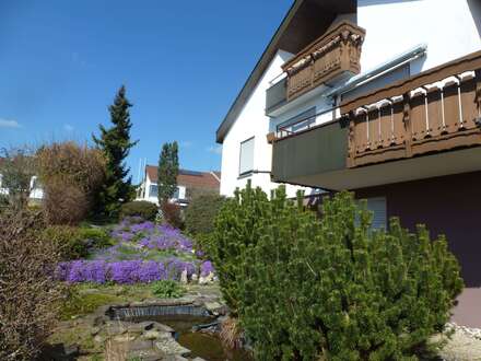 EFH mit ELW, in ruhiger Wohngegend, mit Weitblick, gepflegtem Garten, Garage