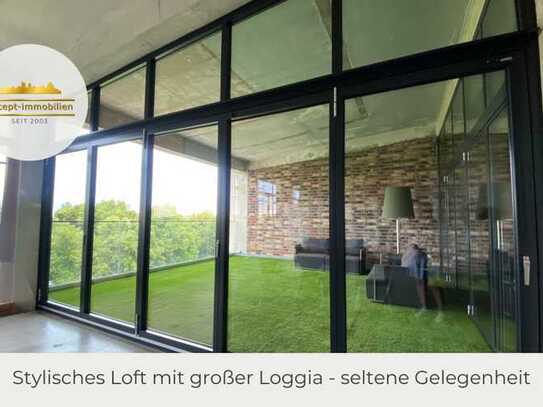 **Einmaliges Loft mit industriellem Charme |große Loggia | sofort frei **