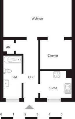 ### 1-Zimmer-Wohnung im Hildener Süden ###