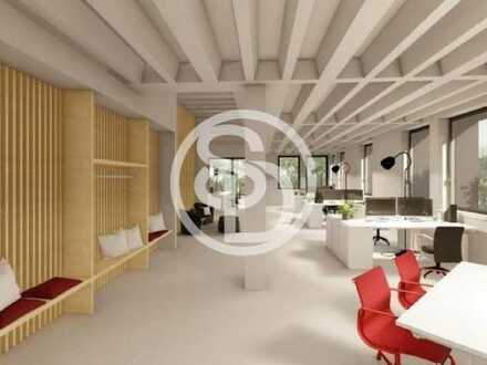 Hochwertige Büroflächen (bis max. ca. 650 m²) im EG eines energetisch sanierten Gebäudekomplexes