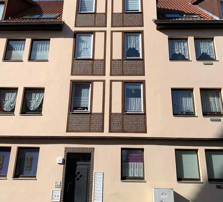 Vermiete 2-Raum-Wohnung in Quedlinburg im Dachgeschoss