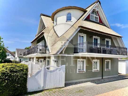 Helle 2 Raumwohnung mit 2 Balkonen, Bad mit Fenster in ruhiger Nebenstraße am Zentrum & am Strand.