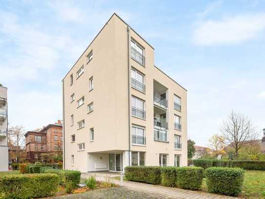 Quartier Normand: moderne Wohnung mit Garten