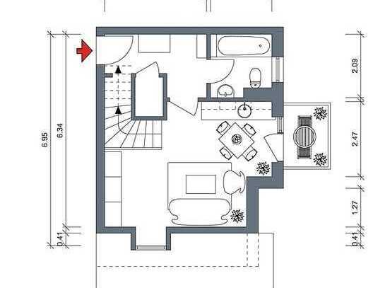 Schöne zwei Zimmer Wohnung in Sigmaringen (Kreis)