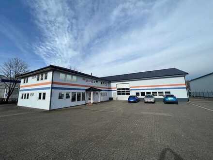 Großer Bürokomplex, 3 Lager und Produktionshallen
auf 3.500 m² in Sittensen, an der BAB A1
