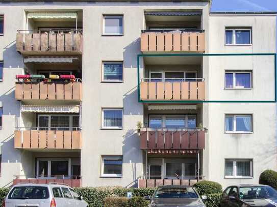 Renovierungsbedürftige 2 Zi.-Whg. mit Balkon in Köln Mühlheim