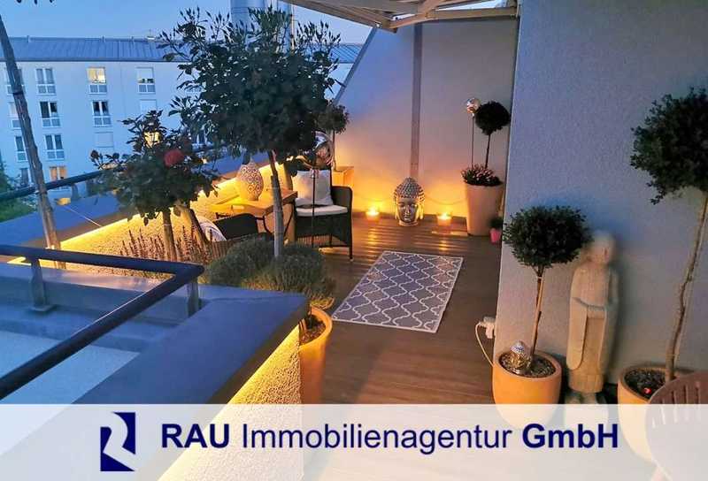 Traumhafte Dachterrassen-Wohnung mit 3 Zimmern in Bogenhausen (Erbpacht)