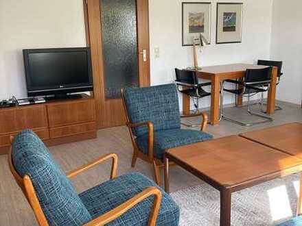 Möblierte 2-Zimmer-Wohnung mit Terrasse und Ausblick auf die Rodachaue