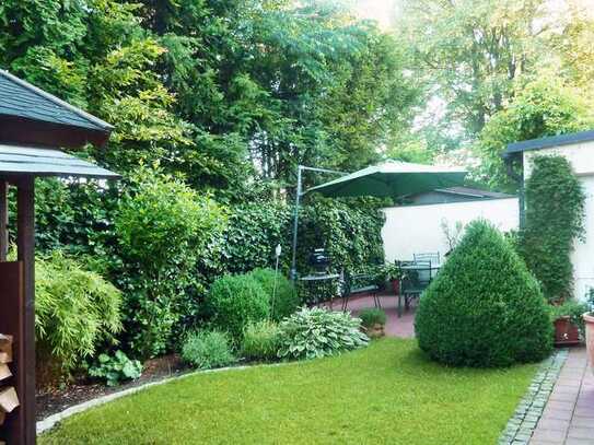 Großzügige 3-Zimmer Gartenwohnung mit Wintergarten, großer Terrasse und Garage, nahe der Isar