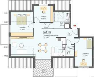 4-Zimmer Dachgeschoss Neubauwohnung in Nürtingen