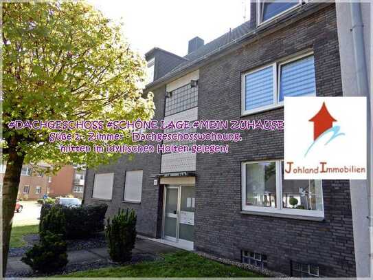 #DACHGESCHOSS #SCHÖNE LAGE #MEIN ZUHAUSE: Süße 2-Zimmer-DACHGESCHOSSWOHNUNG, im idyllischen HOLTEN!