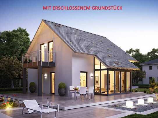 Einfamilienhaus Technik-fertig im KFW40 Standard inkl. Grundstück im Neubaugebiet Muggensturm.