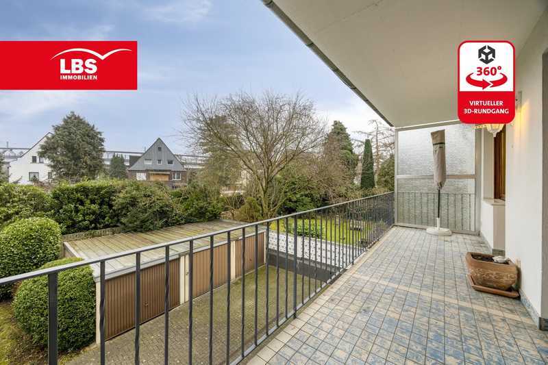 Großzügige 87 m² Wohnung mit zwei Balkonen und Doppelgarage!