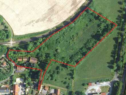 11.307m² Idyllisches großes Baugrundstück mit Altbestand - 2 Wohnhäuser und arrondierte Flächen