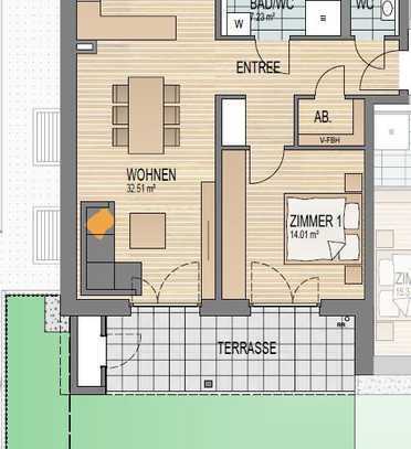 Komfortabel Wohnen mit direktem Zugang zum Garten (Wohnung 2.03)