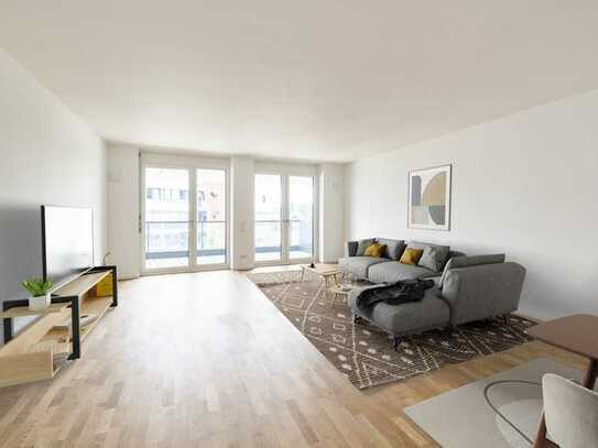 Luxuriöse 3-Zimmer Neubauwohnung mit Blick auf den Rhein im 3.OG