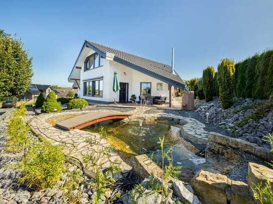 Modernes Einfamilienhaus mit Panoramablick ins Siebengebirge