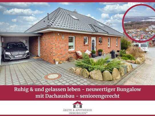 Ruhig & und gelassen leben - neuwertiger Bungalow mit Dachausbau - seniorengerecht