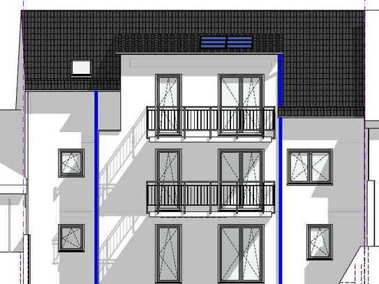 Neubau-3 Zi. Whg. mit Aufzug & Balkon im Herzen von Eggenstein