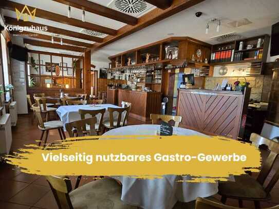 Vielseitig nutzbares Gastro - Gewerbe mit Biergarten in Hotelkomplex