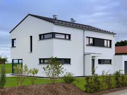 ``NEUBAU`` hochwertige DHH mit 125 m² Wohnfläche auf 300 m² Grund in Appertshofen!