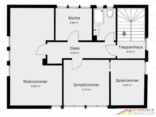 3 ZKB kernsanierte Wohnung in Bad Berleburg - Aue zu vermieten.