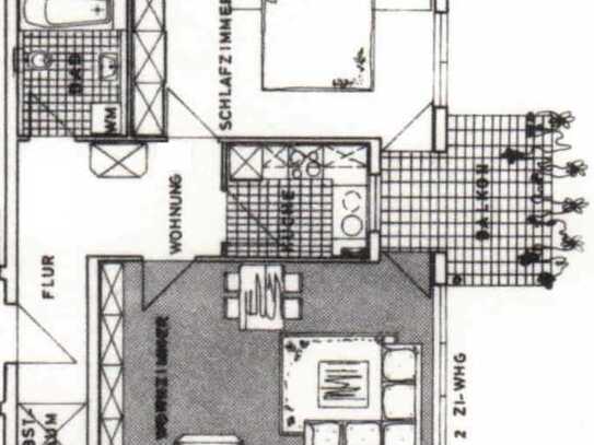 ÖHRINGEN==RENDELSTR. 23A== 2-ZIMMER-ETW=BJ 1984==62,78 QM=2.OG=GR. SÜDBALKON=WANNENBAD==STELLPLATZ!!