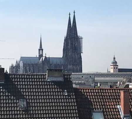 ***Köln-Theodor-Heuss-Ring -TRAUMWOHNUNG mit Blick auf den Kölner Dom von traumhafter Terrasse ***