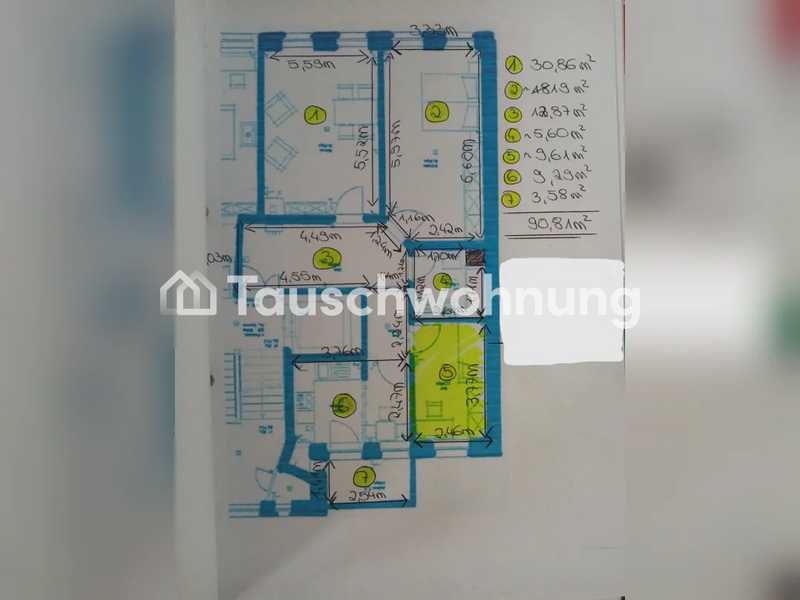 Tauschwohnung: Schöne Wohnung in perfekter Lage und tollen Nachbarn