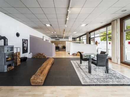 Attraktive Gewerbeimmobilie mit vermietetem Wohnhaus in bester Gewerbelage von Walldorf