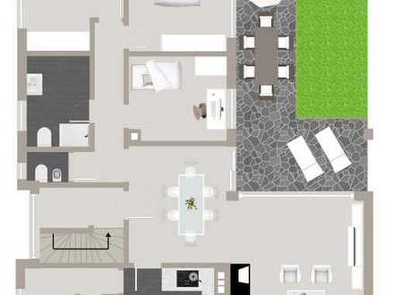 Moderne Wohnung mit großer Terrasse in Top-Lage