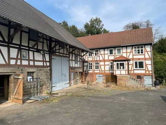 Neuenstein-Salzberg: Historischer Bauernhof in idyllischer Lage und viel Platz