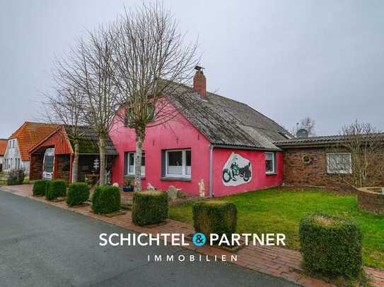 Stadland - Schwei | Großzügiges Einfamilienhaus mit Terrasse, großem Garten & weiterem Baugrundstück