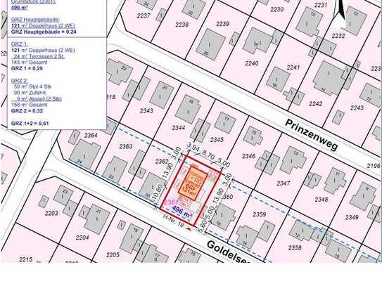 POSITIVE BAUVORANFRAGE! Baugrundstück für ein EFH/DH und ca. 201qm BGF in der Märchensiedlung