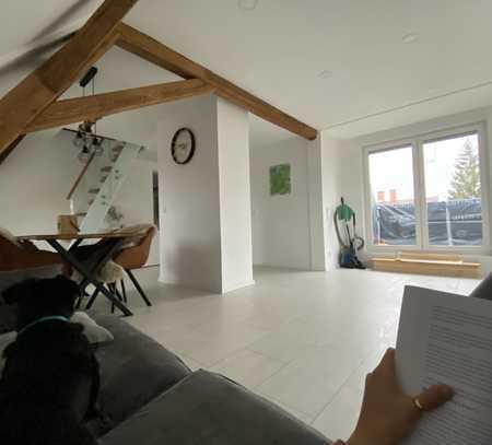 Maisonette Wohnung mit Loft Charakter